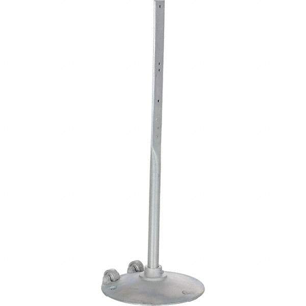 Vestil - 17-3/8" Wide x 48" High Sign Compatiblity, Steel Sign Stand - Silver - Apex Tool & Supply