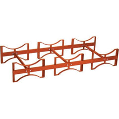 Wesco Industrial Products - 2,400 Lb Load Capacity, 55 Gal Drum Stacker - 71-1/2" Wide x 12-1/2" High, Steel Wheels - Apex Tool & Supply