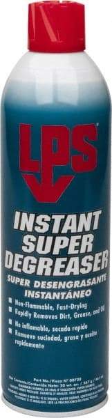 LPS - 20 oz Aerosol Cleaner/Degreaser - Aerosol, Nonchlorinated, Unscented - Apex Tool & Supply