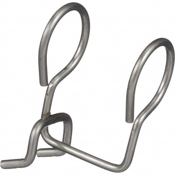Marlin Steel Wire Products - Pegboard Hooks Type: Double Vertical End Hook Projection: 2-63/64 (Inch) - Apex Tool & Supply