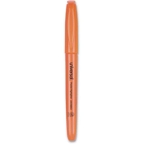 UNIVERSAL - Markers & Paintsticks Type: Highlighters Color: Fluorescent Orange - Apex Tool & Supply