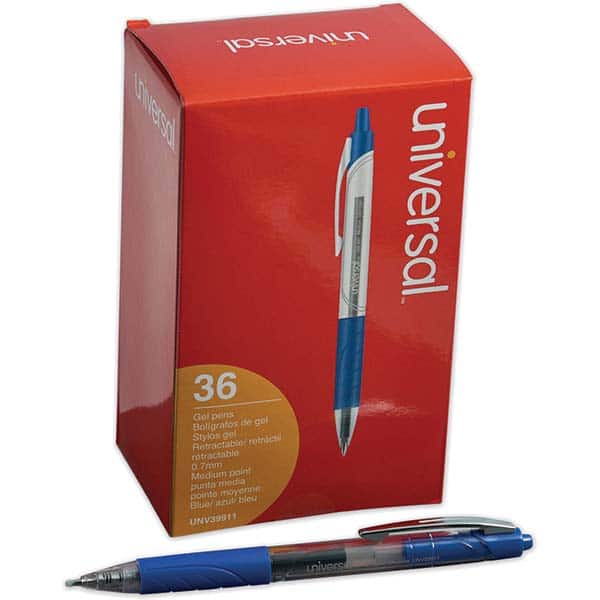 UNIVERSAL - Pens & Pencils Type: Comfort Grip Stick Pen Color: Blue - Apex Tool & Supply
