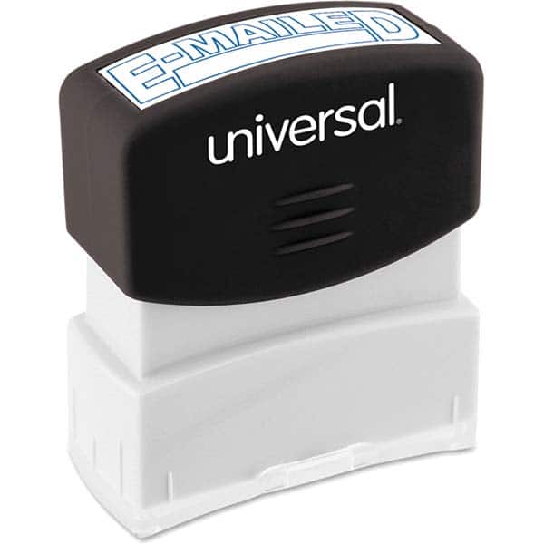 UNIVERSAL - Pre-inked Stock Stamps Type: Message Message: E-MAILED - Apex Tool & Supply