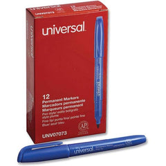 UNIVERSAL - Markers & Paintsticks Type: Permanent Color: Blue - Apex Tool & Supply