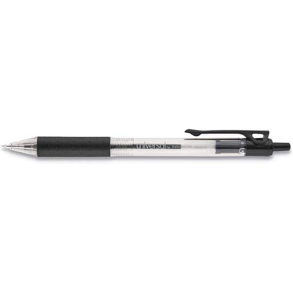 UNIVERSAL - Pens & Pencils Type: Comfort Grip Retractable Pen Color: Black - Apex Tool & Supply