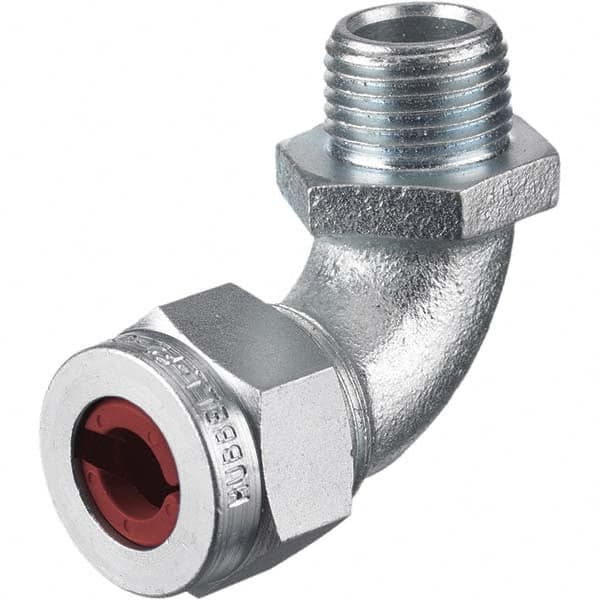 Hubbell Wiring Device-Kellems - 0.19 to 0.25" Liquidtight Elbow Strain Relief Cord Grip - Apex Tool & Supply