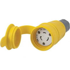 Hubbell Wiring Device-Kellems - 125V 20A NEMA L5-20R Industrial Twist Lock Connector - Apex Tool & Supply