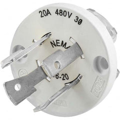 Hubbell Wiring Device-Kellems - 3-Phase Delta 480 VAC 20A NEMA L16-20P Industrial Twist Lock Plug - Apex Tool & Supply