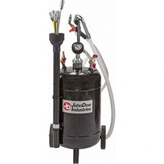 JohnDow - Oil Drain Containers Type: Pressurized Evacuation Drain w/Casters Container Size: 6 Gal. - Apex Tool & Supply