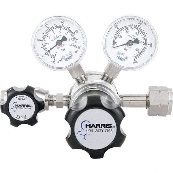 Harris Products - Welding Regulators Gas Type: Hydrogen/Methane CGA Inlet Connection: 350 - Exact Industrial Supply