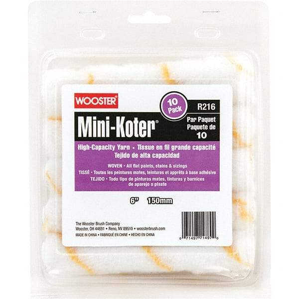 Wooster Brush - Paint Roller Covers Type: Mini Roller Nap Size (Inch): 0 - Apex Tool & Supply