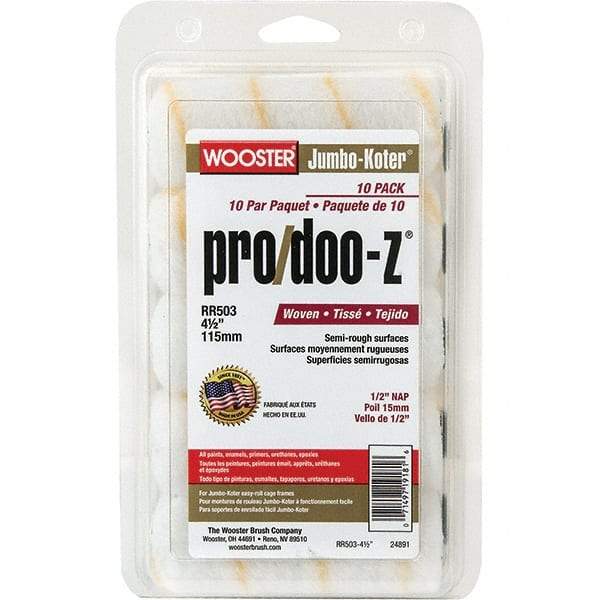 Wooster Brush - Paint Roller Covers   Type: Mini Roller    Nap Size (Inch): 1/2 - Apex Tool & Supply