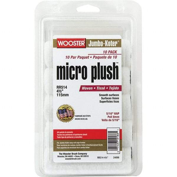 Wooster Brush - Paint Roller Covers   Type: Mini Roller    Nap Size (Inch): 0 - Apex Tool & Supply
