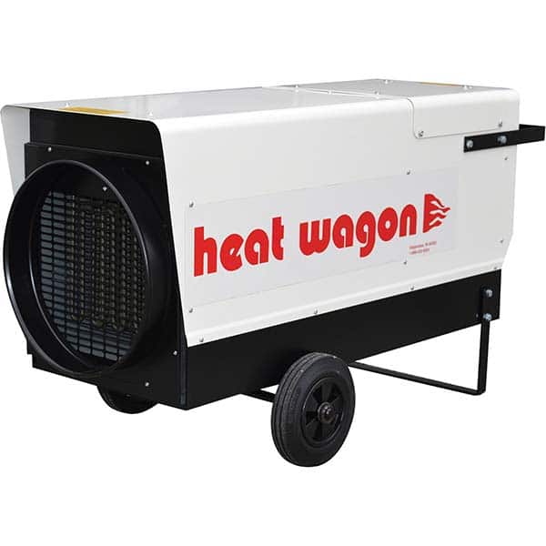 Heat Wagon - Electric Forced Air Heaters Type: Forced Air Blower Maximum BTU Rating: 204700 - Apex Tool & Supply