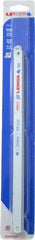 Lenox - 10" Long, 32 Teeth per Inch, Bi-Metal Hand Hacksaw Blade - Toothed Edge, 1/2" Wide x 0.025" Thick, Flexible - Apex Tool & Supply