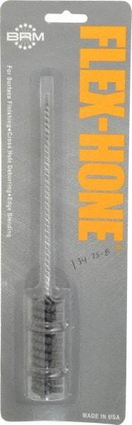 Brush Research Mfg. - 0.787" Bore Diam, 120 Grit, Silicon Carbide Flexible Hone - Fine, 8" OAL - Apex Tool & Supply