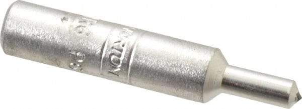 Norton - 1/4" Max Concave Radius Single Point Diamond Dresser - 2" Long x 3/8" Shank Diam - Apex Tool & Supply