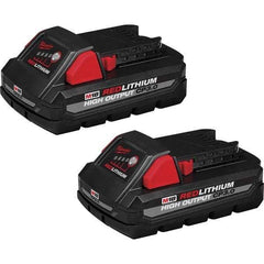 Milwaukee Tool - Power Tool Batteries Voltage: 18.00 Battery Chemistry: Lithium-Ion - Apex Tool & Supply