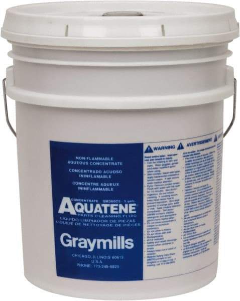 Graymills - 5 Gal Pail Parts Washer Fluid - Water-Based - Apex Tool & Supply