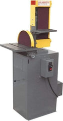 Kalamazoo - 48" Long x 6" Wide Belt, 12" Diam, Combination Sanding Machine - 3 hp, Single Phase - Apex Tool & Supply