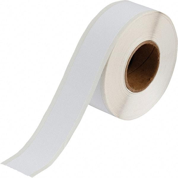 Brady - 1-1/8" Wide, White Polyester Inkjet Label - For BradyJet J2000 - Apex Tool & Supply