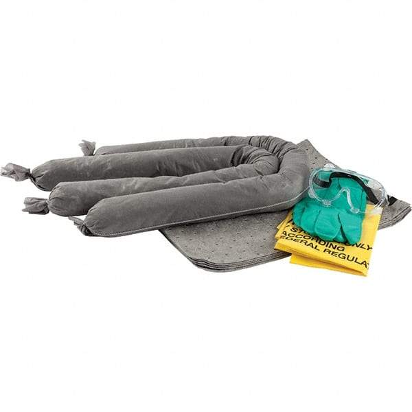 Brady SPC Sorbents - 3 Gal Capacity Universal Spill Kit - Plastic No Container Included - Refill Only - Apex Tool & Supply