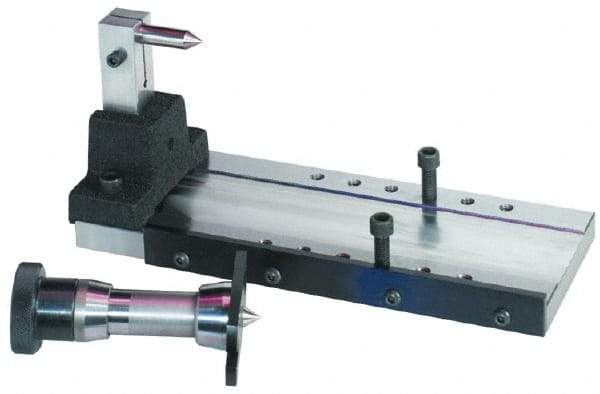 Harig - Base Plate and Tailstock Assembly - Compatible with Uni Dex 070-100 Grinding Fixture - Apex Tool & Supply