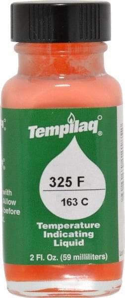 Tempil - 325°F Temp Indicating Liquid - 2 Ounce Container, 163°C - Apex Tool & Supply