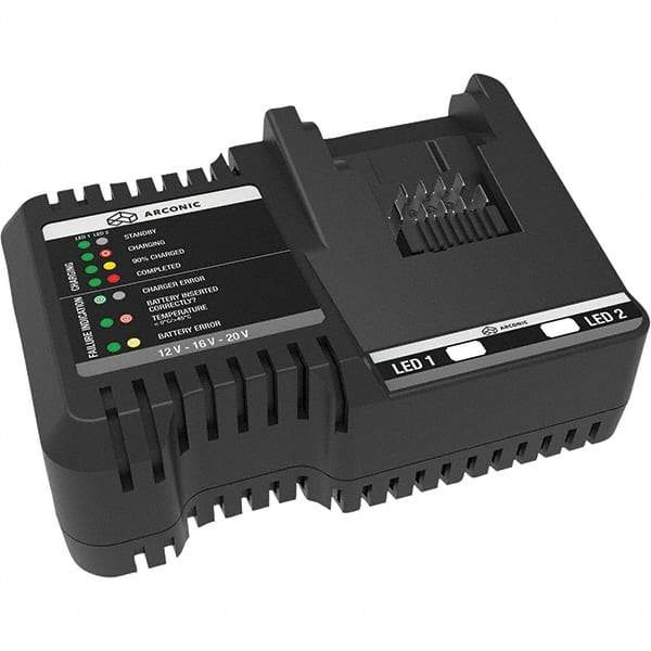 Marson - 20 Volt, Lithium-Ion Power Tool Charger - AC Wall Outlet/Vehicle DC Outlet Power Source - Apex Tool & Supply