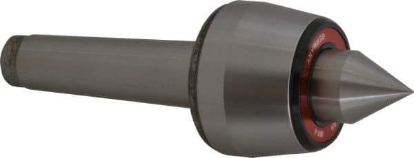 Rohm - MT4 Taper Shank, 2.755" Head Diam 800 Lb Capacity Live Center - 3,800 Max RPM, 2-3/32" Head Length, 1.2598" Point Diam, 1.614" Point Len, 1,760 Lb Max Workpc, 4.035" OAL, Standard Point - Apex Tool & Supply