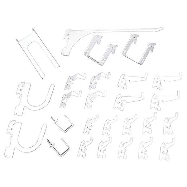 Wall Control - Pegboard Hook Sets For Use With: Any Wall Control Broad & Industrial Pegboard Contents: (26) Assorted Slotted Pegboard Hooks & Brackets - Apex Tool & Supply