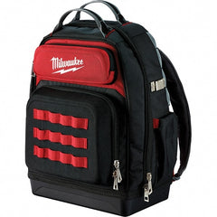 Milwaukee Tool - PACKOUT 48 Pocket, Ballistic Polyester, Red/Black Backpack Tool Bag - Apex Tool & Supply