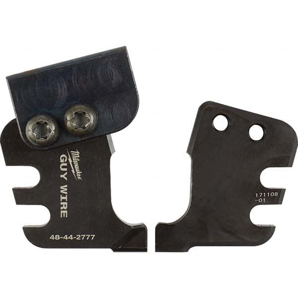 Milwaukee Tool - Handheld Shear & Nibbler Accessories Accessory Type: Blade For Use With: 1/2" EHS Guy Wire Cutting Jaw - Apex Tool & Supply