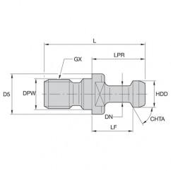 RK30BT1M PULL STUD - Apex Tool & Supply