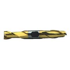 5/8" Dia. - 4-1/2" OAL - TiN HSS - Center Cut DE EM-2 FL - Apex Tool & Supply