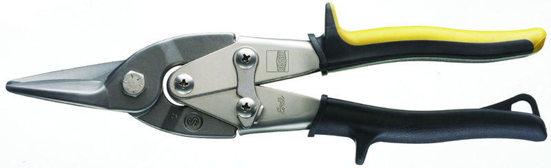 1-3/8'' Blade Length - 9-1/2'' Overall Length - Straight Cutting - Global Aviation Snips - Apex Tool & Supply