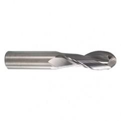 8mm TuffCut AL 2 Fl Ctr Cut Ball End Mill Necked - Apex Tool & Supply