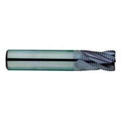 5/8" Dia. - 4" OAL - TiAlN CBD - Roughing HP End Mill - 4 FL - Apex Tool & Supply
