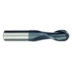 1/4" Dia. - 2" OAL - AlTiN CBD - Ball End SE EM - 2 FL - Apex Tool & Supply