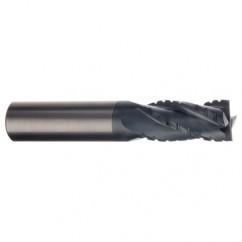 1/2" Dia. - 2-1/2" OAL - AlTiN CBD-Rough/Finish HP End Mill - 4 FL - Apex Tool & Supply