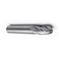 6mm Dia. - 63mm OAL - Ball Nose SE AlTiN Carbide End Mill - 4 FL - Apex Tool & Supply