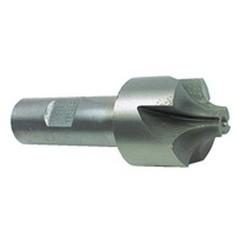 1/8" Radius - 1/2" Shank - Uncoated HSS - Corner Rounding SE EM-4 FL - Apex Tool & Supply