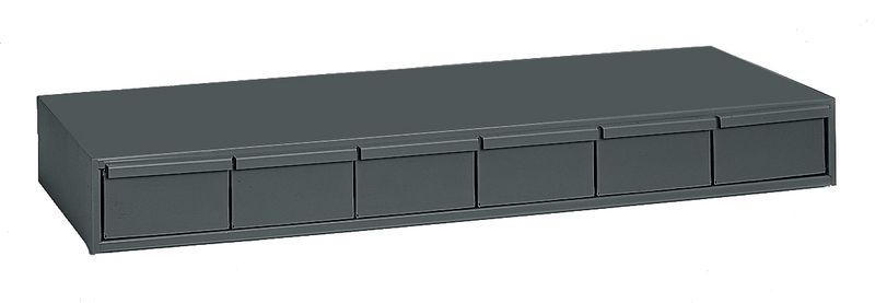 4 x 11-5/8 x 33-3/4'' (6 Compartments) - Steel Modular Parts Cabinet - Apex Tool & Supply