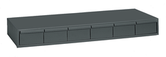 4 x 11-5/8 x 33-3/4'' (6 Compartments) - Steel Modular Parts Cabinet - Apex Tool & Supply