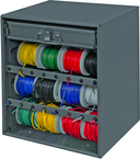 Wire and Terminal Storage Cabinet - w/Rods and Small Compartment Box - Apex Tool & Supply