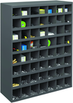 42 x 12 x 33-3/4'' (56 Compartments) - Steel Compartment Bin Cabinet - Apex Tool & Supply