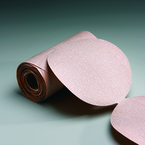 6'' x No Hole - 400 Grit - Aluminum Oxide - DriLube Premier Red Resin Paper Sanding Disc - Apex Tool & Supply