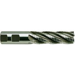 1 X 1 X 3 X 5-1/2 5Fl Med SE Rougher M42 TiAlN-Futura Coated End Mill - Apex Tool & Supply
