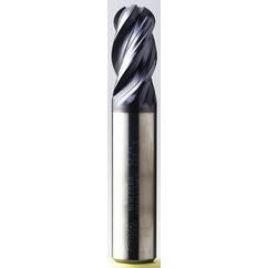 1/4 X 1/4 X 1/2 X 2-1/2 V7 Mill Inox 4Fl Reg Ball CBD EM - - Apex Tool & Supply