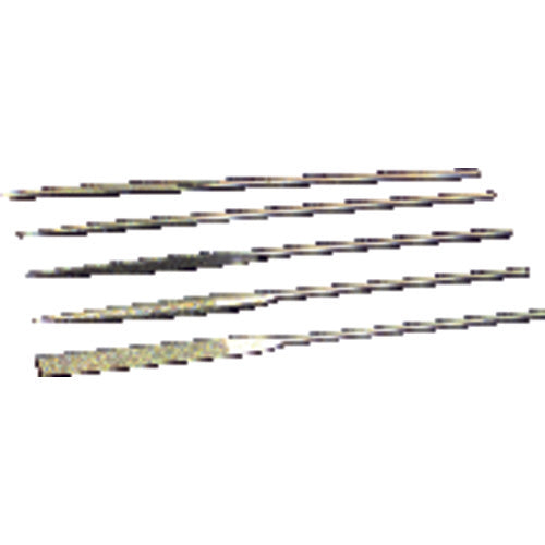 5 Pieces 2″ Diamond Length-5-1/2″ Overall Length - Med Grit - Diamond Needle File Set - Apex Tool & Supply